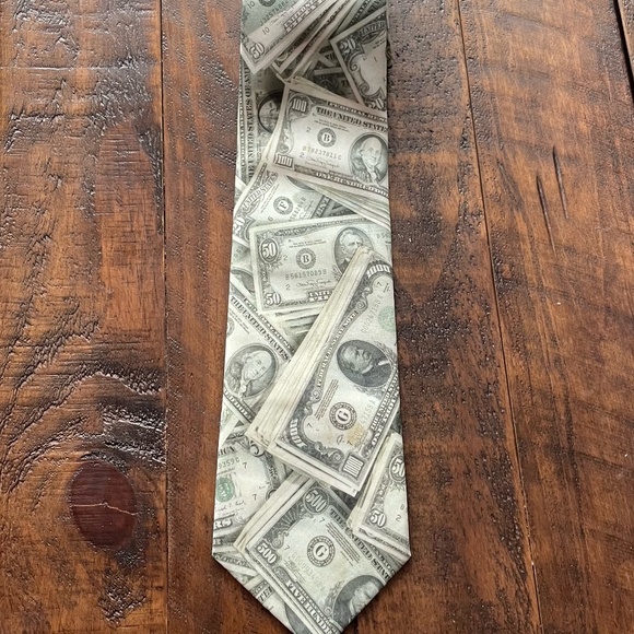 US Money Men’s Vintage Ralph Marlin Necktie - Picture 1 of 4
